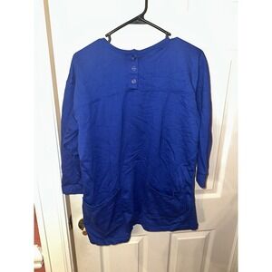 Easy Essentials Women's Blue Sweater Size XLP